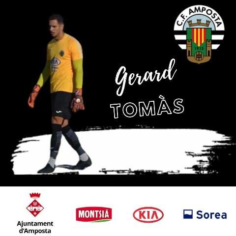 Club Futbol Amposta : NOTÍCIES : COMUNICAT OFICIAL: RENOVACIÓ del porter GERARD TOMÀS. 